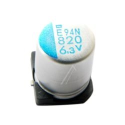 820UF-6,3V SMD-ELCO RAD. 105°, 8X10MM. -ROHS-CONFORM- LOW-IMPEDANCE