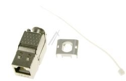 E-200100 RJ45 KEYSTONE SLIMLINE CAT6A