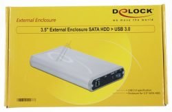42478 3,5" FESTPLATTENGEHÄUSE, USB3.0/SATA, SL