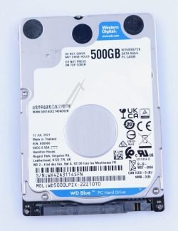 WD BLUE™ WD5000LPZX 500GB 2,5" SATA-3 FESTPLATTE
