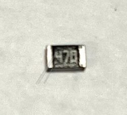 47R-0,125W SMD-WEERSTAND 0805 ROHS