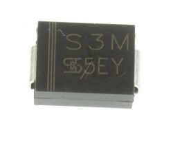 3A-1000V S3M DIODE. STANDARD, 3A, 1000V