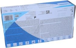 604219 WEGWERPHANDSCHOENEN LATEX 50PLUS, POEDERVRIJ, MAAT 9/L, NATUREL, 100 ST