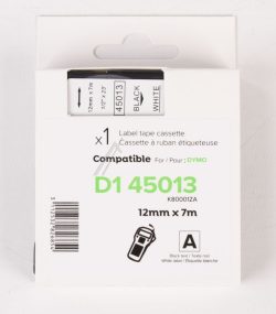 K80001ZA TAPE ZWART OP WIT