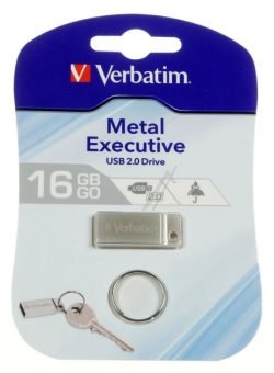 16GB 98748 USB STICK ZILVER USB 2.0 DRIVE 16GB VERBATIM
