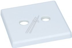 GUZ 400 00610402 DECKEL FÜR 2-LOCH DOSE, REINWEISS, 80X80MM