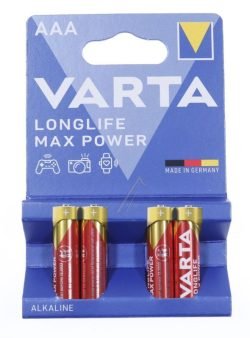 LR3 4703101404 1,5V ALKALINE POTLOOD (AAA) BATTERIJEN MAX TECH, 4 STUKS