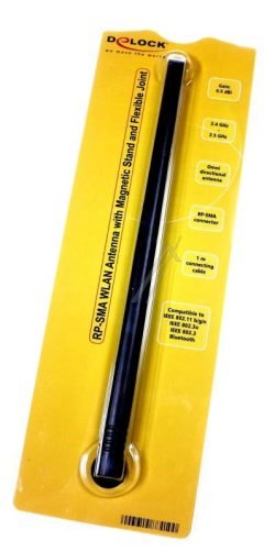 88410 WLAN 802.11 B/G/N ANTENNE RP-SMA 6,5 DBI OMNIDIREKTIONAL