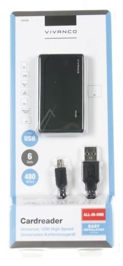 IT-USBCR 6SL 34296 USB 2.0 UNIVERSEEL KAARTLEZER , 6 SLOTS