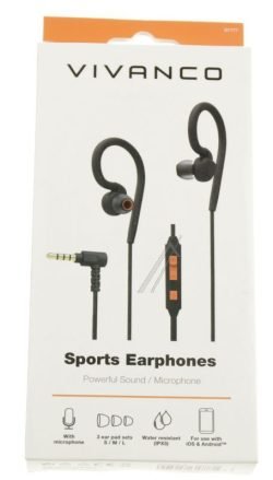 61777 WEVVSPORT BK SPORT OUTDOOR, IN-EAR-SPORTKOPFHÖRER MIT TELEFONFUNKTION