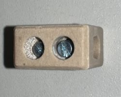 144600 DOMINO 1 POLIG 2,5/6MM2 A VIS PORCELAINE