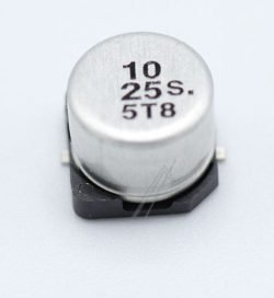 10UF-25V EEE-1EA100NP SMD-ELKO BIPOLAIR 85° 6,3X5,4MM