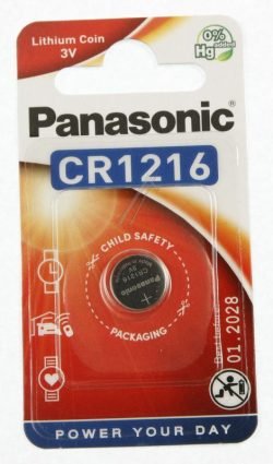 CR1216 CR1216L/1BP 3V-25MAH LITHIUM KNOOPCEL, BLISTER À 1 ST.
