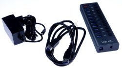UA0388 USB3.0 MULTIPOORT HUB 10X USB-A + 1X USB-A SNELLADER