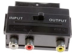 SCARTADAPTER SCART/3XCINCHCONTRA+SCHAK.
