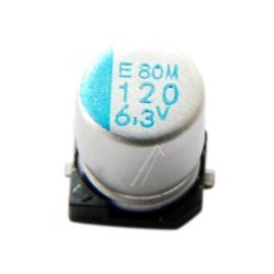 120UF-6,3V SMD-ELCO RAD. 105°, 5X5,8MM. -ROHS-CONFORM- LOW-IMPEDANCE