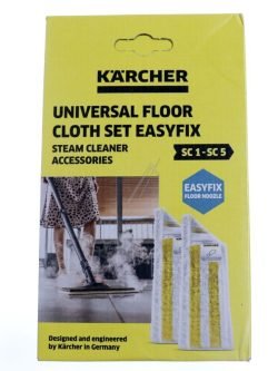 2.863-339.0 UNIVERSELE MICROFIBER DOEKEN VOOR BUIS VLOER EASY BEV (2 STUKS)