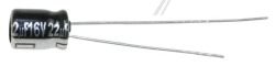 22UF-16V EEAGA1C220 ELCO RADIAAL 105° 5X7MM. RM=2,0MM. -ROHS-