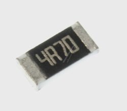4,7R-0,25W SMD-METAALFILM-WEERSTAND 1206