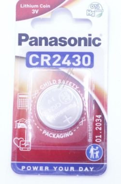 CR2430 CR-2430L/1BP 3,0V-280MAH LITHIUM KNOOPCEL, 1 OP BLISTER