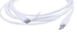 USB-C LAADKABEL, 2.0, ABS, WIT, 2M