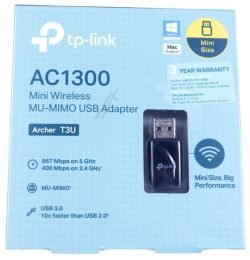 AC1300 ARCHER T3U WLAN DUALBAND USB-STICK 2,4/5GHZ 1300MBIT/S