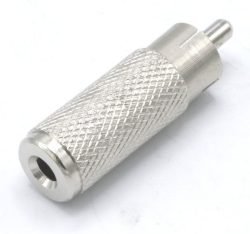 CINCHSTEKER/JACK CONTRA 3,5MM, MONO METAAL