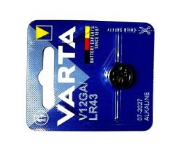 V12GA LR43 KNOOPCEL 1,5V-80MA 11,6X4,2MM ALKALINE VARTA