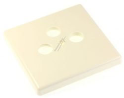 GUZ 45 00610450 DECKEL FÜR 3-LOCH DOSE, ELEKTROWEISS, 80X80MM