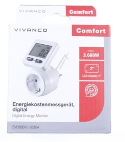 EM3680W 62654 ENERGIEKOSTENMESSGERÄT 3680W MIT VERBRAUCHSRECHNER, DIGITAL