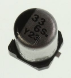 33UF-6,3V SMD-ELCO PAN 85° 4X5,4MM.
