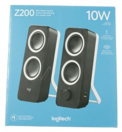 Z200 980-000810 2.0 MULTIMEDIA LUIDSPREKERSYSTEEM 10W. RMS, ZWART -LOGITECH-