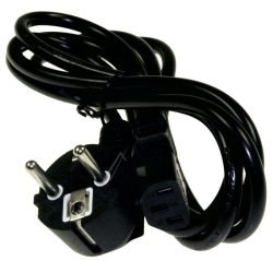 APPARATENKABEL "KOUDE NORM" MET C13-CONNECTOR, 1,8MTR. ZWART