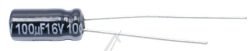 100UF-16V EEUFR1C101 ELCO RADIAAL 105° 5X11MM.