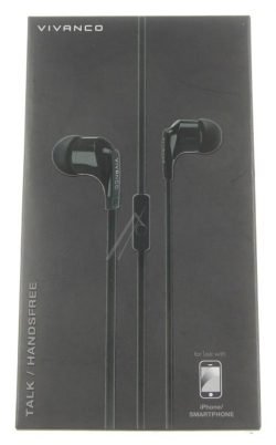 TALK4 36483 STEREO IN-EAR HEADSET MET HANDSFREE-FUNCTIE, ZWART