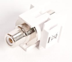 86307 KEYSTONE MODUL CINCHBUCHSE > CINCHBUCHSE WEISS