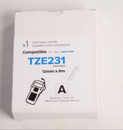 K80008ZA TAPE ZWART OP WIT