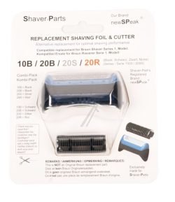 SCHEERBLAD+MES COMBIPACK, ALTERNATIEF VOOR BRAUN 10B / 20B / 20S