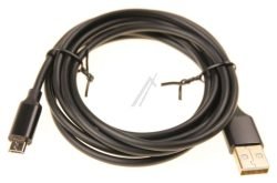 FAST CHARGING MICRO USB DATAKABEL ZWART 1,8M