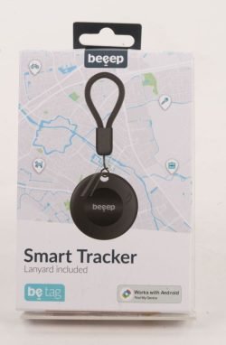 80562 BEEEP BETAG ANDROID TRACKER ZWART & KEYCHAIN ZWART - 1 PAK