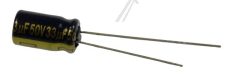 33UF-50V EEUFC1H330 ELCO RADIAAL 105° 6,3X11,2MM. RM=2,5MM. -ROHS-