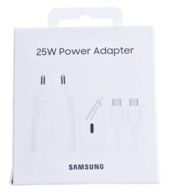 EP-T2510XWEGEU SNELLAADADAPTER (USB TYPE-C, 25 WATT) MET DATAKABEL, WIT