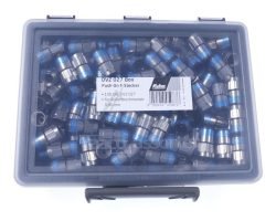 OVZ 027 BOX 22505087 KUNSTSTOFFBOX MET 100 F-STEKERS VOOR 7MM KABEL