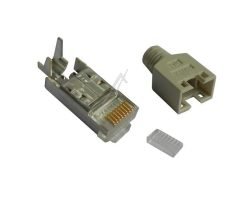TM11 RJ45-STEKER TM11, 3-ELEMENTEN VOOR CAT5E-KABEL, ZWART