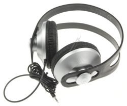 SR 97 36502 STEREO HOOFDTELEFOON, 1,8M KABEL, ZWART,ZILVER