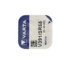 V391 SR55 KNOOPCEL 1,55V-40MA. 11,6X2,1MM. ZILVEROXIDE VARTA