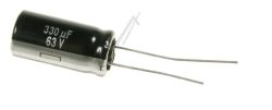 330UF-63V ECA1JHG331 ELCO RADIAAL 105° 10X20MM. RM=5,0MM. -ROHS-