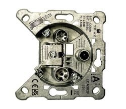 EDA 302 F 306121 3-VOUDIGE SINGLEDOOS EDA 302 F, VOOR SAT/BK