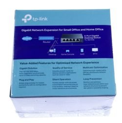 TL-SG105 GIGABIT UTP ETHERNET DESKTOP SWITCH, 5 POORT