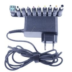 12V-2.5A PSE50368EU PLUG-IN VOEDING MET 5,5X2,1MM HOLLE STEKKER + 7 ADAPTERS